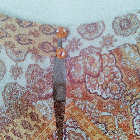 LOFT Silk Yellow Paisley Floral Print Sleeveless Sheath Dress Midi Scoop Neck - Picture 9 of 11